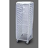 New Star Foodservice 530387 Commercial-Grade Sheet Pan/Bun Pan Rack Cover, Plastic, 20-Tier, 28" L x 23" W x 61" H, Clear