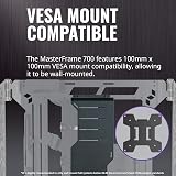 Cooler Master MasterFrame 700 Open Air ATX Case Tempered Glass VESA Mount Test view 6