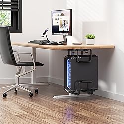 Heavy Duty Adjustable Under Desk PC Mount- 2