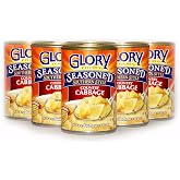 Glory Seasoned Country Cabbage, 15oz cans (Pack of 6)
