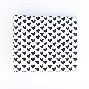 American Crafts Becky Higgins Project Life 12 X 12 Scrapbook Album D Ring Binders Archival Quality Black And White Amazon In Office Products