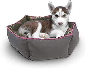 Amazon.com : Bow Wow Camouflage Pet Bed, Pink : Pink Camo ...