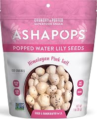 AshaPops Himalayan Pink Salt Popped Water Lily Seeds, 1 OZ