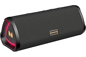 Monster Prism Bluetooth Speaker, Portable Wireless Speaker with 20W Stereo Sound, 24H Playtime, IPX6 Waterproof, TWS Pairing,