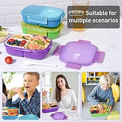 AGREON Bento Box with Removable Compartments for
