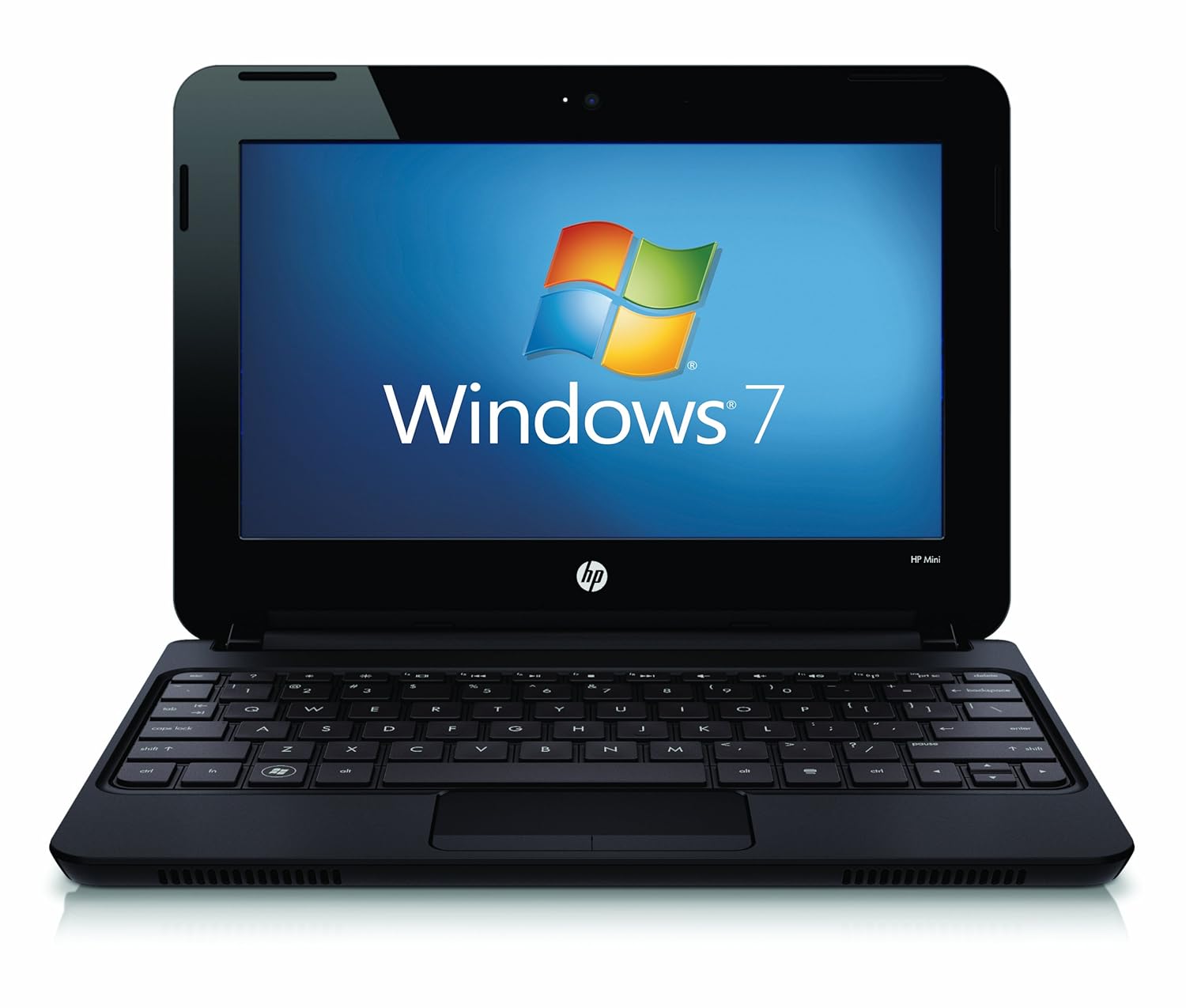 HP Mini 110-3614 10.1 inch Netbook (Intel Atom N550 Processor, 1GB RAM, 250  GB HDD, Windows 7 Starter) - Blue: Amazon.co.uk: Computers & Accessories