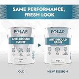 Polar Anti Mould Paint 5L Brilliant Matt White High Humidity Protection view 2
