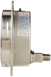 PIC Gauges 314L-254V Front Flanged Panel Mount