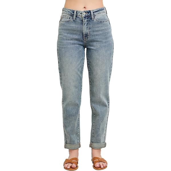 Jeans Skinny Fit / Taglio Molto Attillato Con Cintura Elasticizzata Blu P1005837c1005839