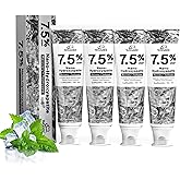 Woadee Hydroxyapatite Toothpaste for Advanced Enamel Protection, Fluoride-Free Nano Hydroxyapatite Toothpaste, Gentle and Effective Formula, Fresh Breath, Suitable for Sensitive Teeth 4 Pack