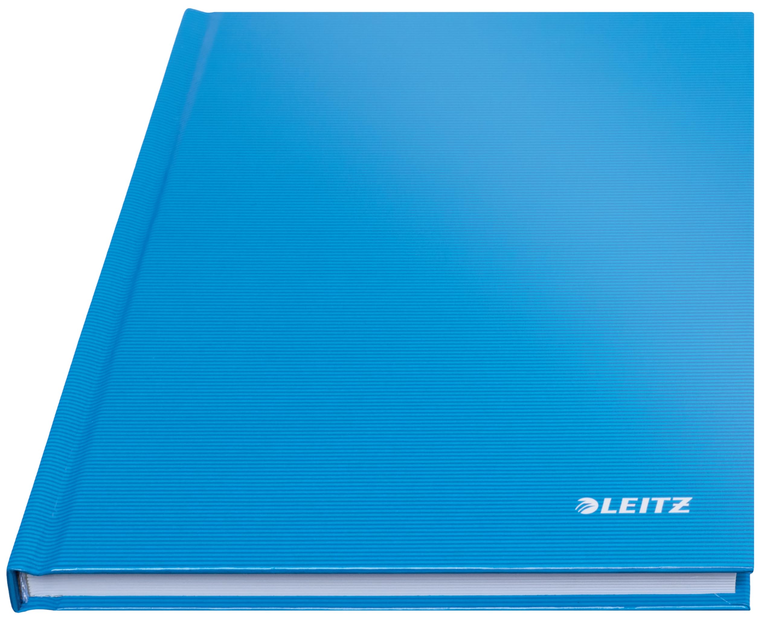 Leitz A5 Squared Notebook, 160 Pages, 80 Sheets of FSC Certified 80 g/m² Paper, Sturdy, Scratch-Resistant Hardcover, For Office, School or as a Diary, Solid Series, Light Blue, 46660030