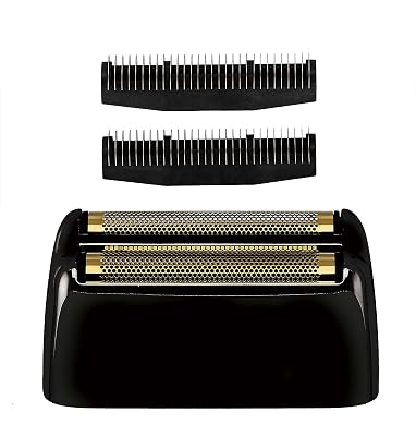 BaBylissPRO Barberology Professional FXRF2B BLACKFX Replacement Double Foil Shaver Head with 2 Cutters