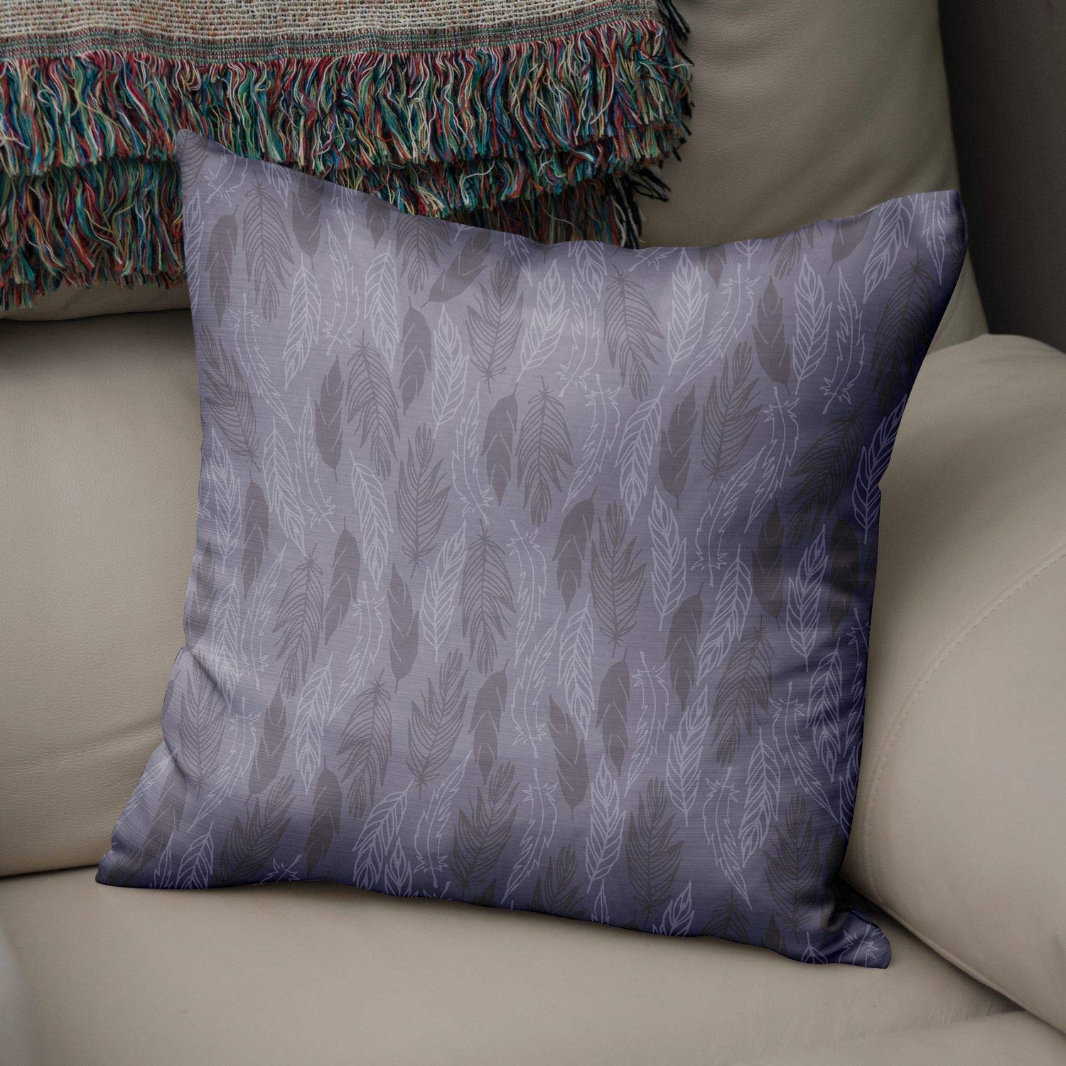 Bonamaison Decorative Cushion Cover Random Pattern, Throw Pillow Covers, Home Decorative Pillowcases for Livingroom, Sofa, Bedroom, Size:50x50 Cm - Designed and Manufactured in Turkey