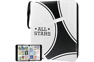 9-Pocket TONESPAC 900 Card Binder Compatible with Football Cards, Soccer Cards, Sport Cards, for Trading Cards,Storage Case with Removable Sheets Trading Card Holder (Football, 900Pockets)-