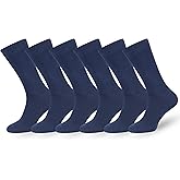 Easton Marlowe Mens Dress Socks Seamless Toe Soft Comfortable Combed Cotton Many Colors Long Mid Calf Crew Mens Socks