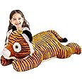 IKASA Giant Tiger Stuffed Animal Plush Toy,Large Cute 30" Jumbo Soft Toys,Huge Big Size Plushy Fluffy Fat Oversized Plushie,Gifts for Kids