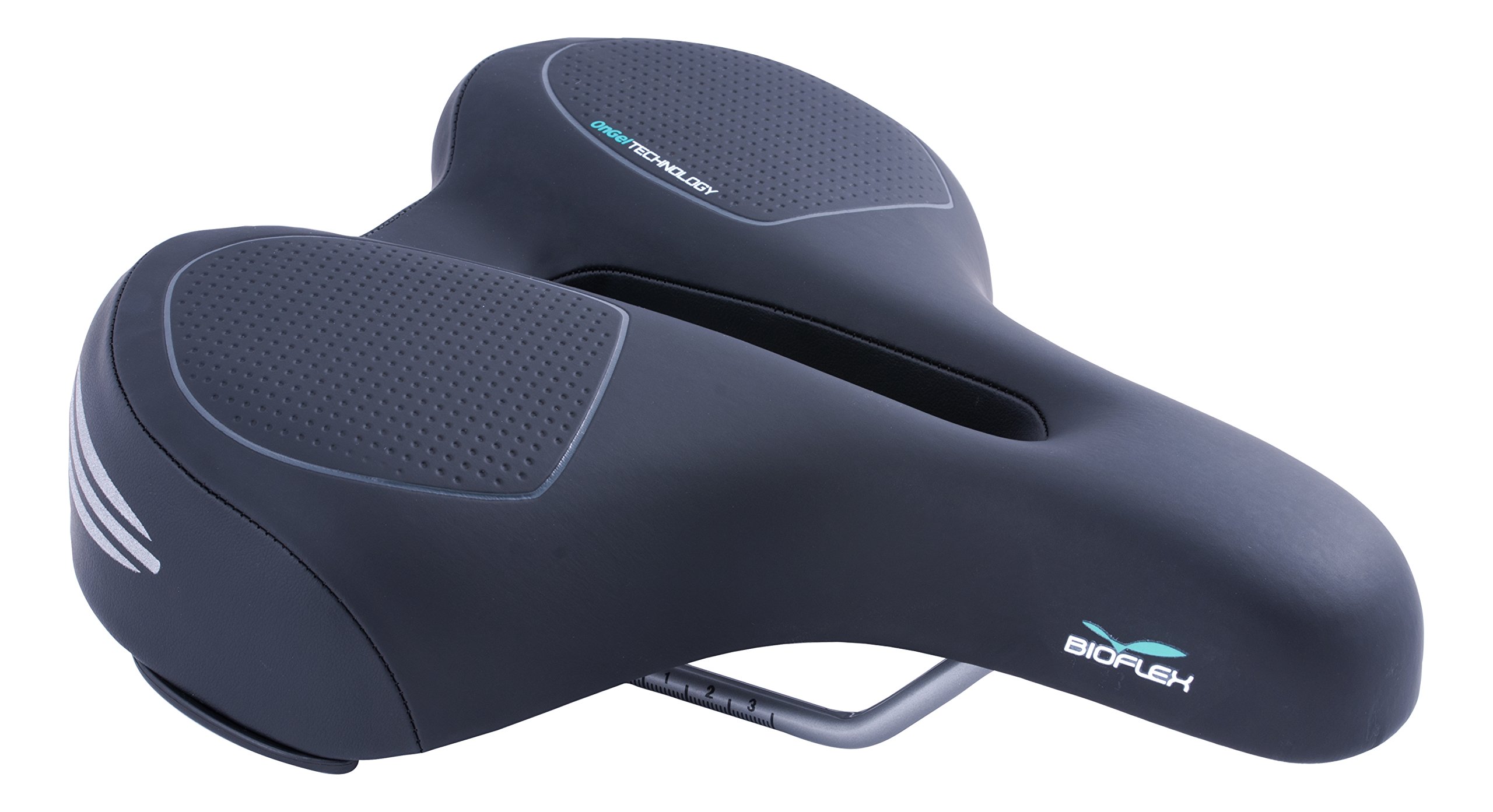 Bioflex Ladies OnGel Ozone Relaxed Saddle - Black