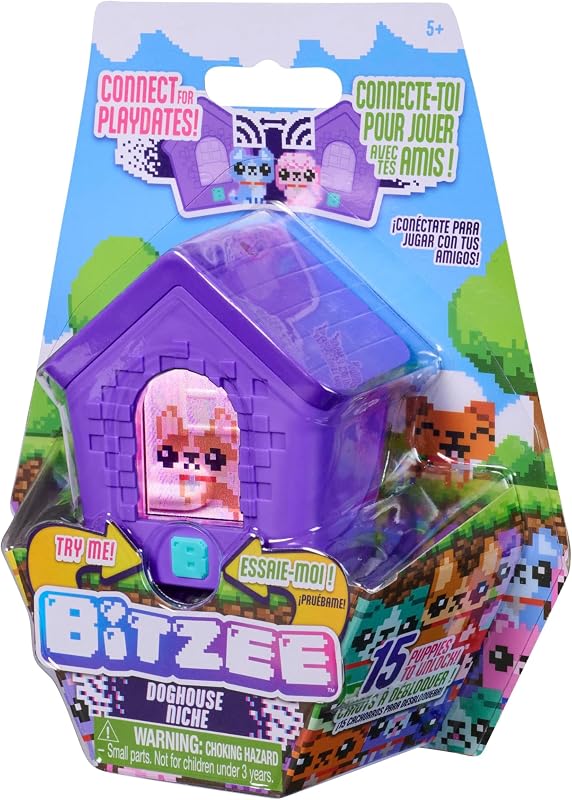 Mascota Virtual Doghouse 15 Cachorros Interactivos Luces y Sonidos