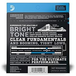 D'Addario Electric Bass Guitar Strings, XL