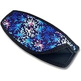 Flow Scuba Gear Diving Slap Strap with Hook and Loop Fastener - Neoprene Cover for Dive and Snorkel Mask Straps