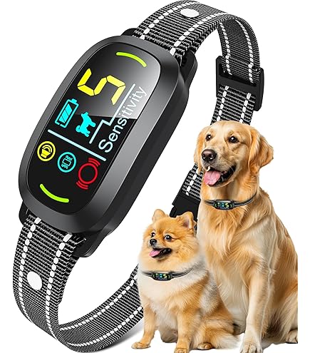 Amazon.com : Dog No Bark Collar with Smart Detection Vibration and Harmless Shock- Rechargeable Anti Barking Device for Small Medium and Large Dog : Pet Supplies Amazon.com : Dog No Bark Collar with Smart Detection Vibration and Harmless Shock- Rechargeable Anti Barking Device for Small Medium and Large Dog : Pet Supplies