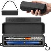 sarlar Diabetic Supplies Travel Case, Premium EVA Hard Shell Holder Organizer for Insulin Pen, Vials and Needle, Compact Insulin Carrying Bag for Fridge Storage and Daily Trips - Black