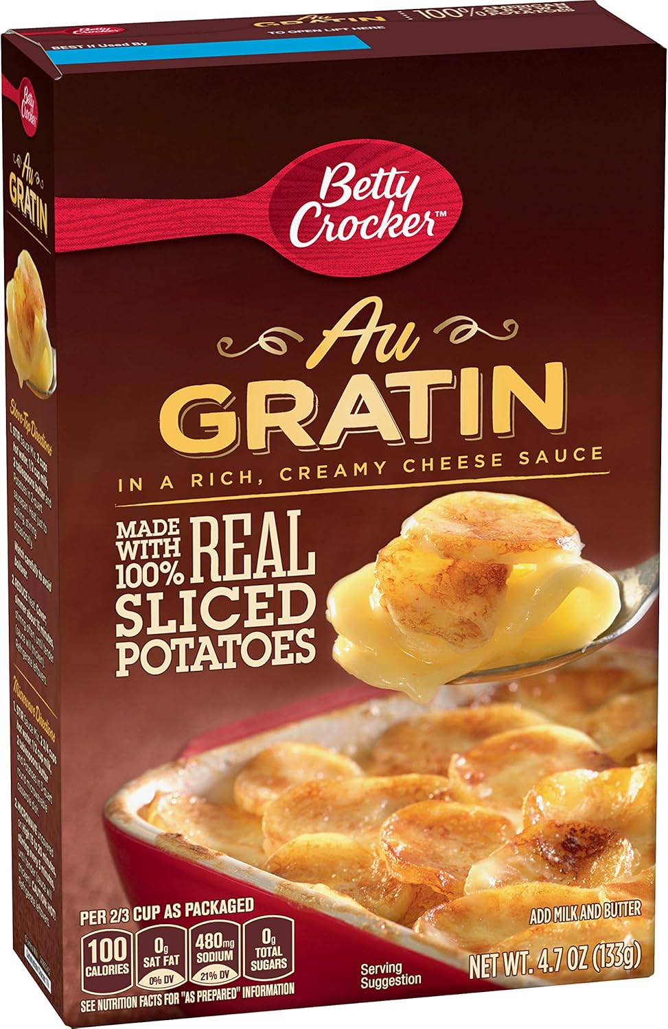 Betty Crocker Au Gratin Sliced Potatoes 133g Pack Of 2 Amazon Co Uk Grocery