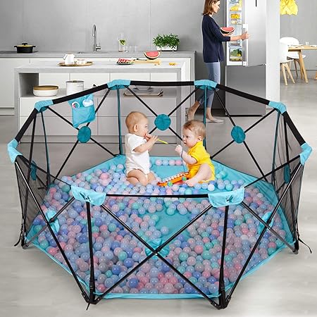 large portable play yard