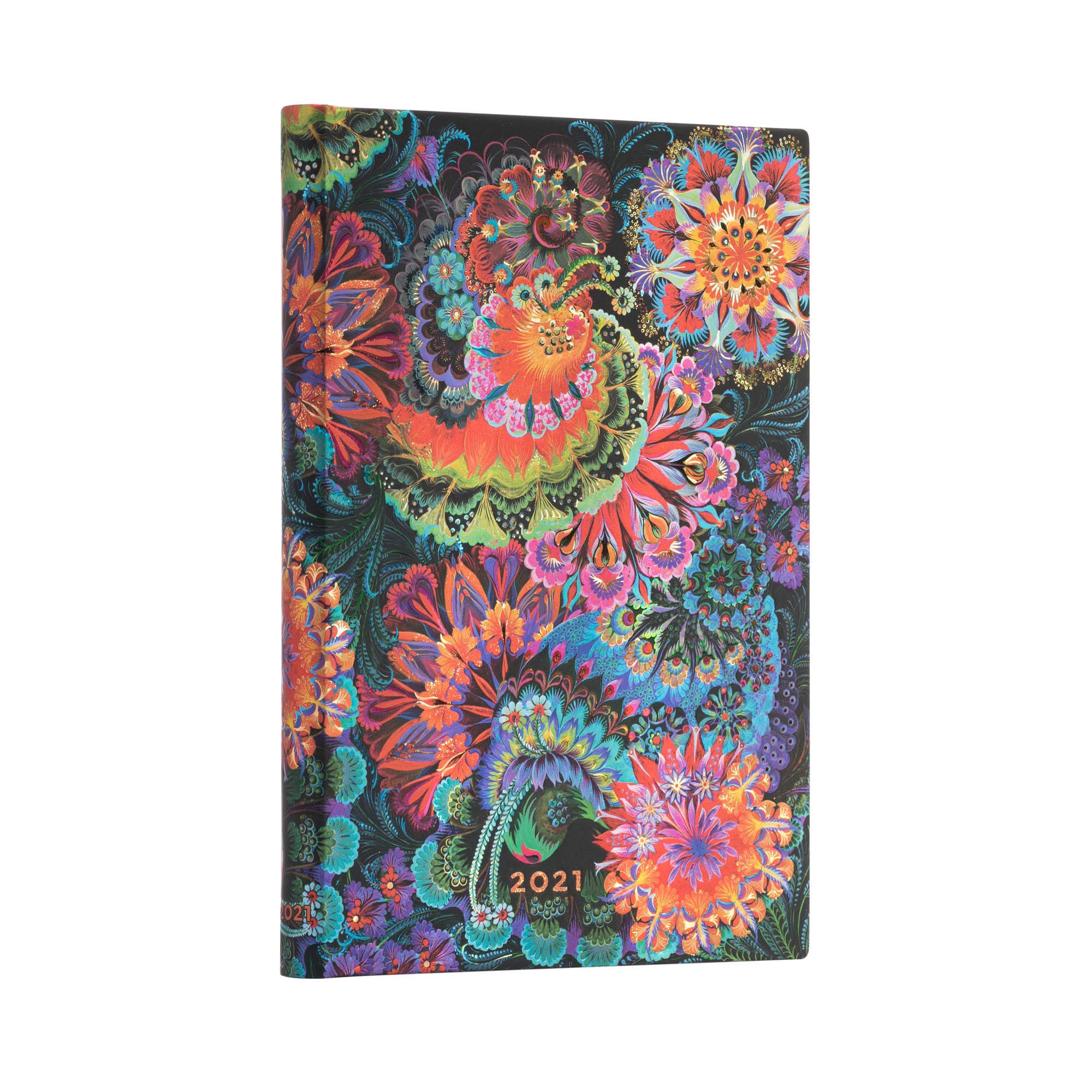 Paperblanks DI7094-8 12 Month Planner 2021 Moonlight Horizontal Midi (130 × 180 mm)