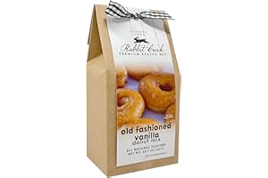 Rabbit Creek Old Fashioned Vanilla Glazed Donuts Mix – With Glaze Included – Baked Donuts, Not Fried – Donut Baking Mix