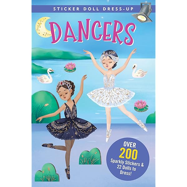 Sticker Dolly Dressing Ballerinas (Reusable) (Sticker Dolly