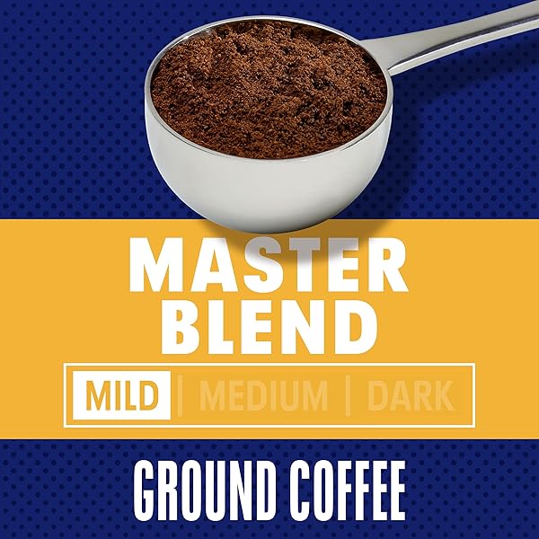 MAXWELL HOUSE MASTER BLEND MILD ROAST GROUND COFFEE, 26.8 OZ CANISTER