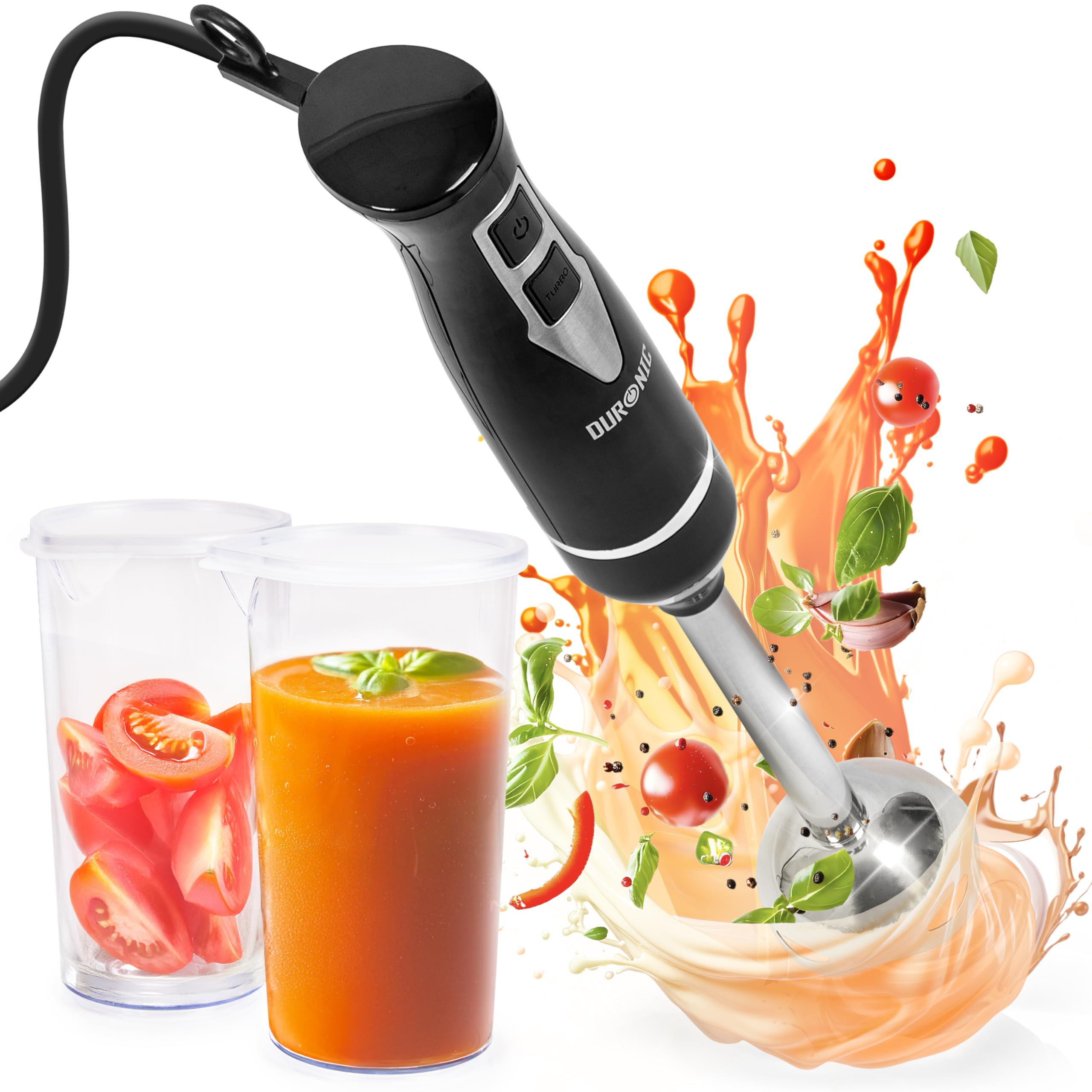 Duronic Hand Blender Accessories, Whisk,...