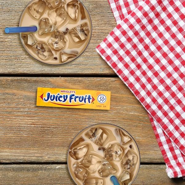 JUICY FRUIT GUM WRIGLEY’S CHEWING GUM BULK PACK, 5 STICK (PACK OF 40)
