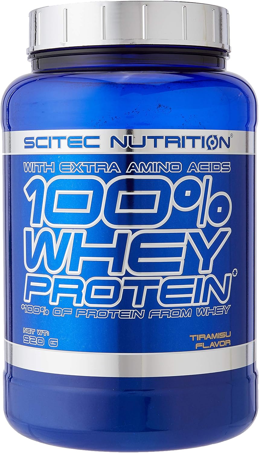 Scitec Nutrition 100 Whey Protein Powder 920g, Tiramisu Amazon.co