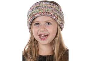 Funky Junque Kids Headwrap Headband Ear Warmer - 4-Tone Rainbow #11