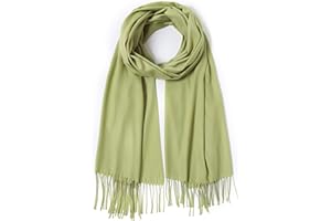 Cindy & Wendy Pashmina Shawls and Wraps Large Scarfs for Women Wedding Party Bridal Long Fashion Solid Shawl Wrap Fringes