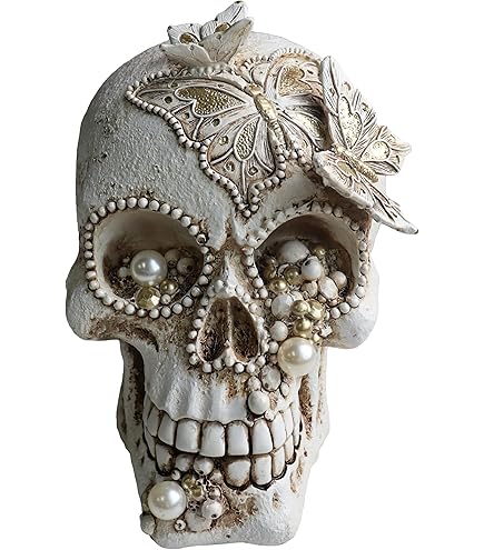 Amazon.com: PTC 7 Inch Black and Gold Color Celtic Pattern Skull