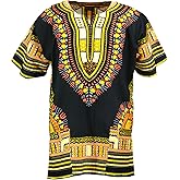 KlubKool Dashiki Shirt Tribal African Caftan Boho Unisex Top Shirt