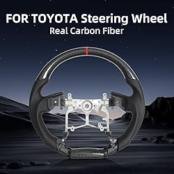 Real Carbon Fiber Steering Wheel for Toyota Prado