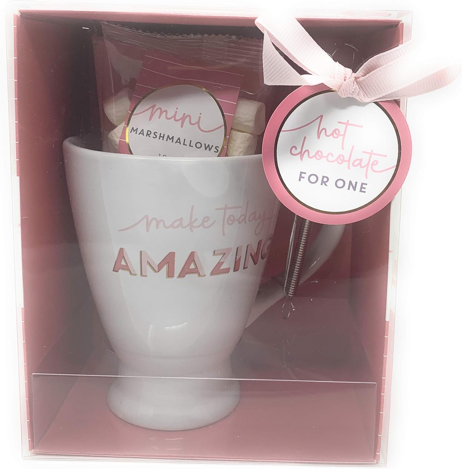 Hot Chocolate Gift Set for ONE Mug with Double Hot