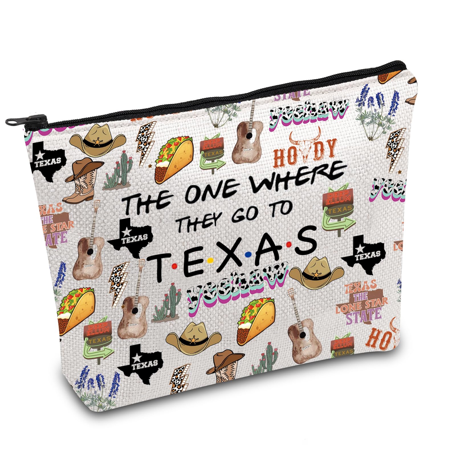 Texas Trip Makeup Bag The Lone Star State Gift Texas Souvenir Gift Texas Travel Bag Texas Housewarming Gift Texas Vocation Gifts (Texas UK)