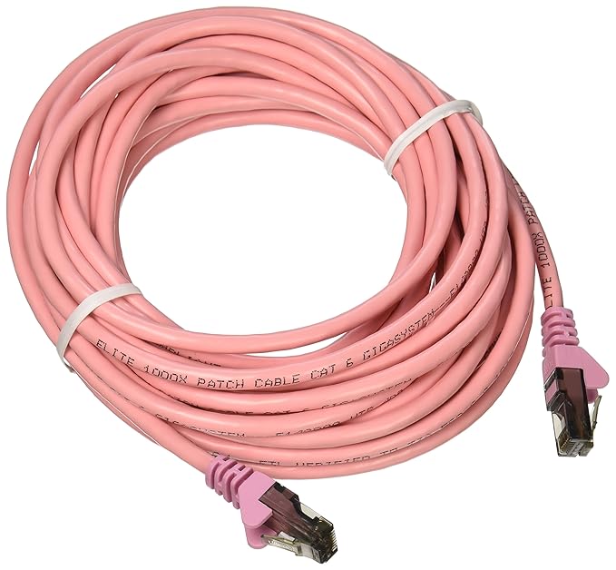 Belkin High Performance Cat6 Cable 25ft Pink networking cables (RJ45, RJ45, Pink) Amazon.co