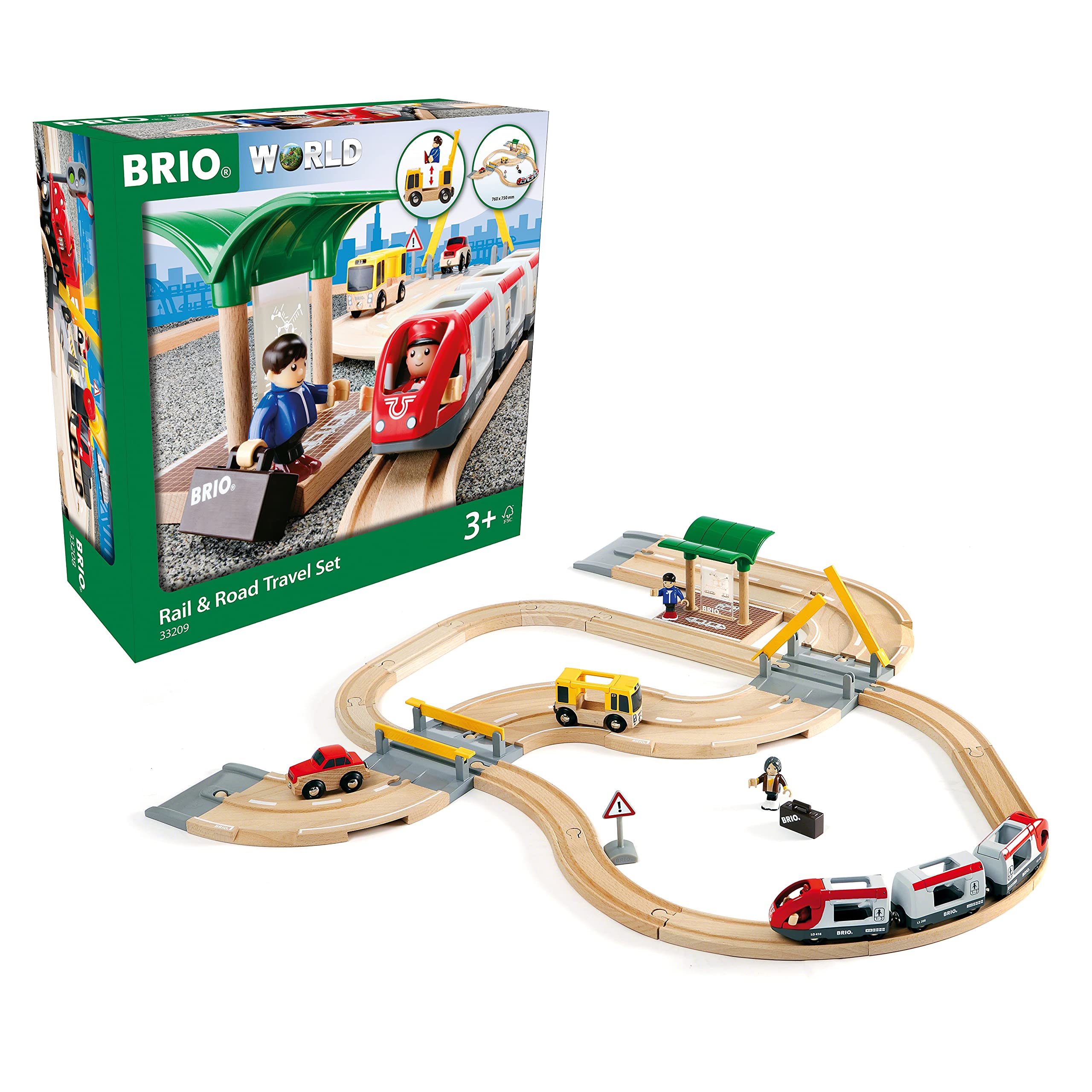 BRIO ブリオ WORLD レール&ロード デラックスセット33052