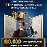 PORTENTUM Car Phone Holder 2026 Version 360° Rotation Extendable Arm view 2