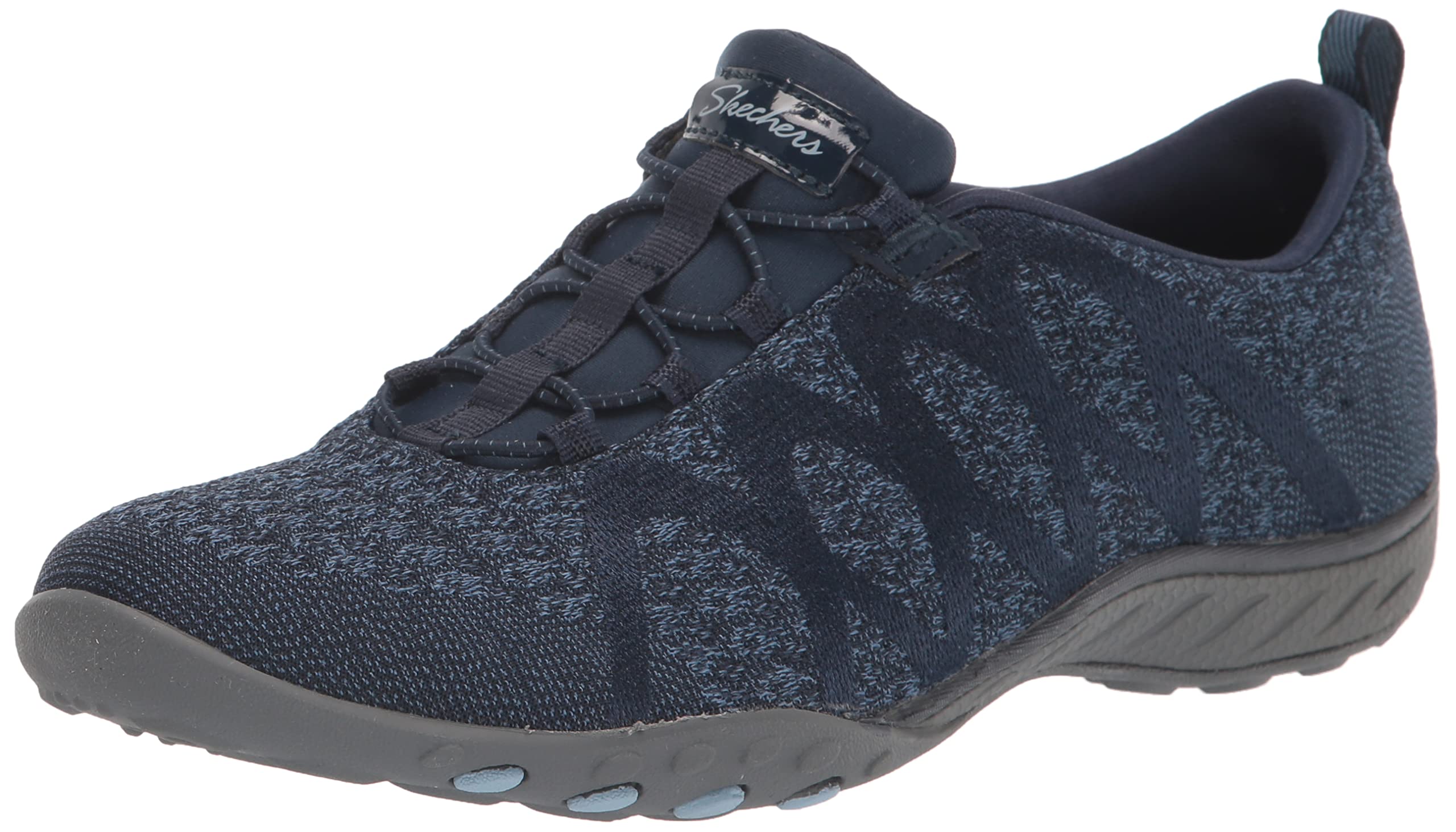 Skechers Women's Breathe Easy - Infi Knity, Navy, 7 M Image