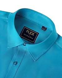 J.VER Men's Dress Shirts Solid Long Sleeve Stretch