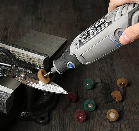 polishing garnet with dremel