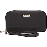 Travelon: Double Zip Wallet - Onyx