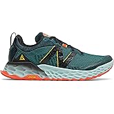 New Balance Men's Hierro V6 Trail Running Shoe, Size: 10 Width: D Color: Mountain Teal/Blaze